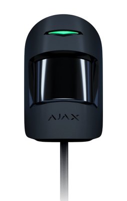 Датчик руху з мікрохвильовим сенсором Ajax MotionProtect Plus Fibra black 67916 фото
