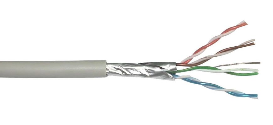 Кабель KW-Link FTP 24AWG 4х2х0, 5мм, (CCA) внутрішній, 305м 65282 фото