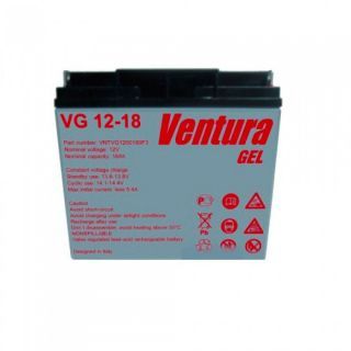 Акумуляторна батарея гелева Ventura VG 12V 18 Ah GEL 69077 фото