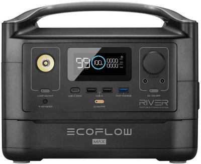 Зарядна станція EcoFlow RIVER Max (576 Вт/г) 68726 фото
