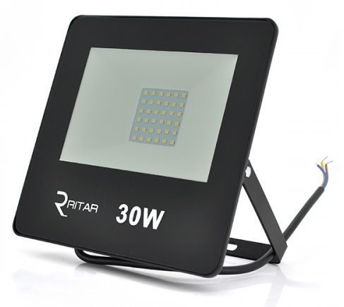 LED прожектор Ritar RT-FLOOD30A 30W, IP65, 3000Lm, 6500K 66357 фото