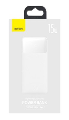 Powerbank Baseus Bipow 20000 mAh 15 W White (PPDML-J02) 68969 фото