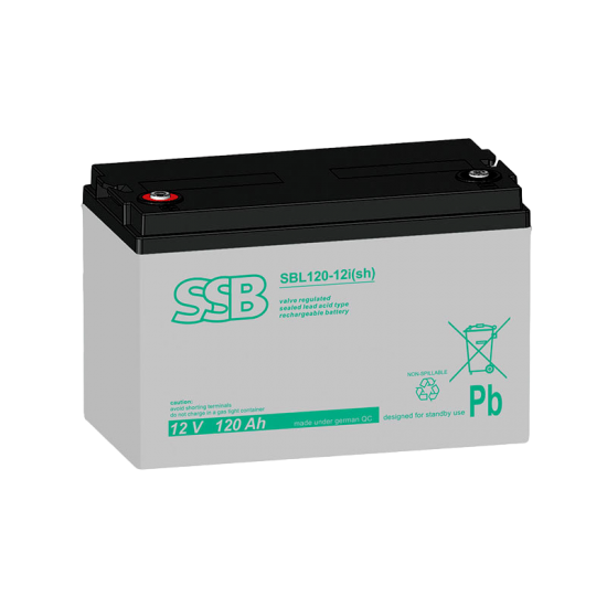 Акумуляторна батарея SSB Battery SBL120-12i(sh) AGM 12V 120Ah (C10) 14441083 фото