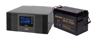 Комплект UPS LogicPower LPM-PSW-1500VA + АКБ SADA 100Ah 12V AGM 69307 фото