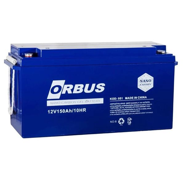 Акумуляторна батарея Orbus ORB12-150 GEL 12V 150Ah 68939 фото