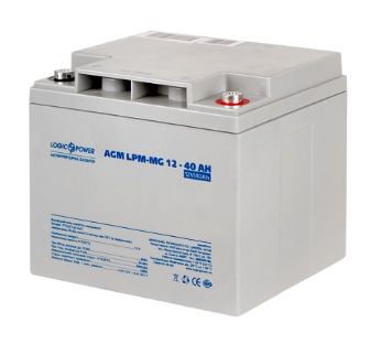 Акумуляторна батарея LogicPower AGM LPM-MG 12V - 40 Ah 67581 фото