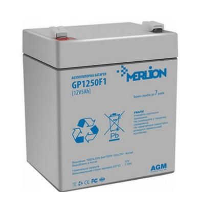 Аккумуляторная батарея Merlion GP1250F1 (12V 5Ah) 63361 фото