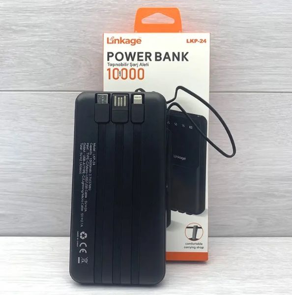 Linkage Powerbank LKP-24 10000mAh, Blister Black 68964 фото