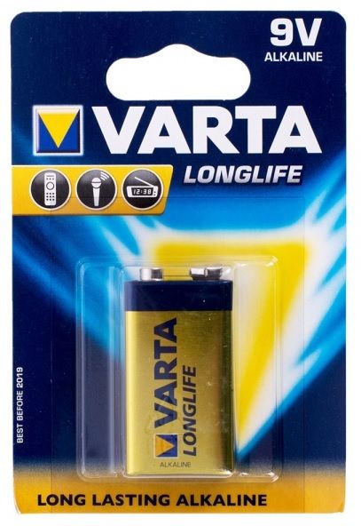 Батарейка Varta 9V Long Life 59334 фото