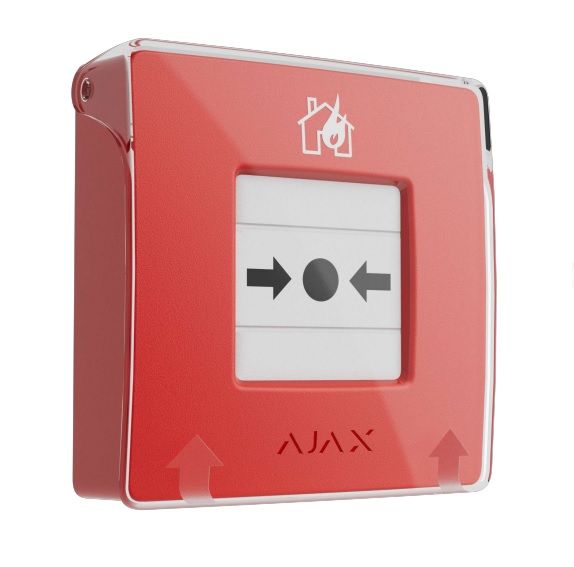 Бездротова кнопка Ajax ManualCallPoint (Red) 70416 фото