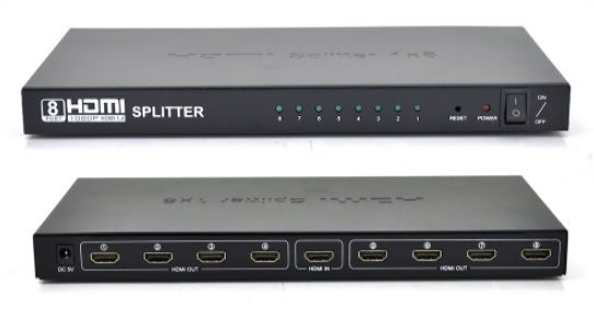 Відео Splitter HDMI HDCP 1x8 57781 фото