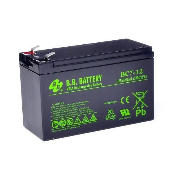 Акумуляторна батарея BB Battery BС 7-12 12V 7Ah_ 68921 фото