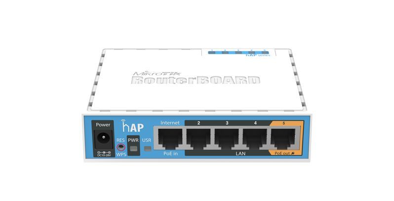 Маршрутизатор Mikrotik RouterBoard hAP (RB951Ui-2nD) 64300 фото
