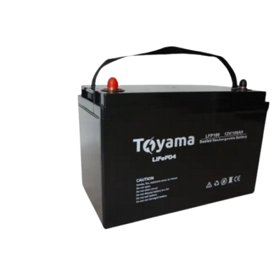 Акумулятор Toyama LiFePO4 12,8V - 100Ah (BMS), пластик 14441413 фото