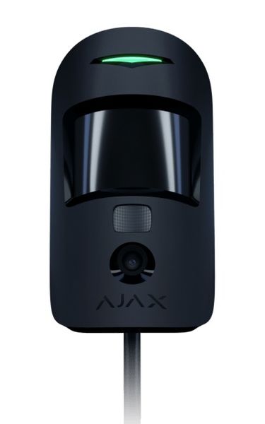 Датчик руху з фотоверифікацією Ajax MotionCam Fibra black 67924 фото
