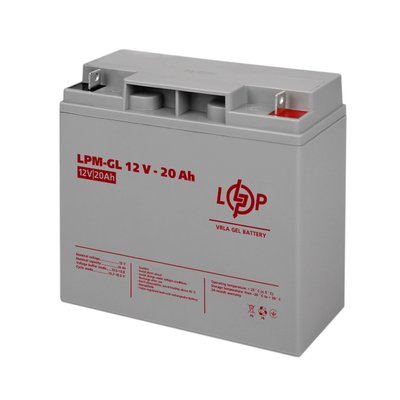 Акумулятор гелевий LogicPower LPM-GL 12V 20 Ah 68807 фото