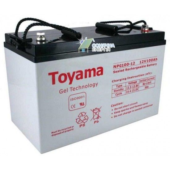 Акумуляторна батарея Toyama NPG100-12 1444237 фото