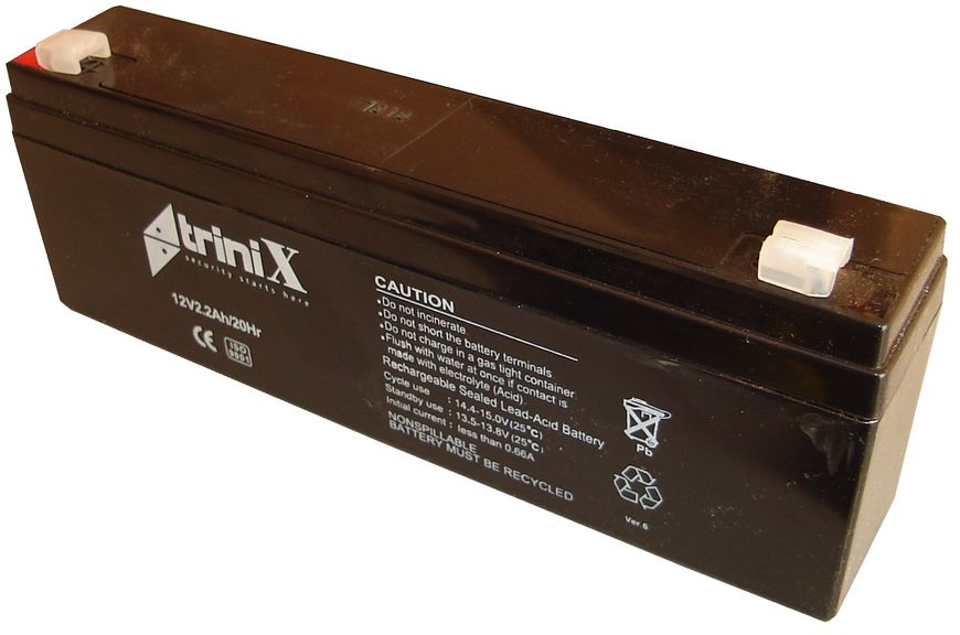 Акумуляторна батарея Trinix 12V 2.2 Ah 1408 фото