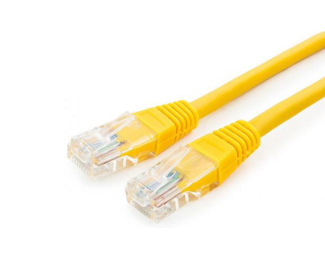 Патч-корд литий UTP Cu RJ45 2м жовтий 66277 фото